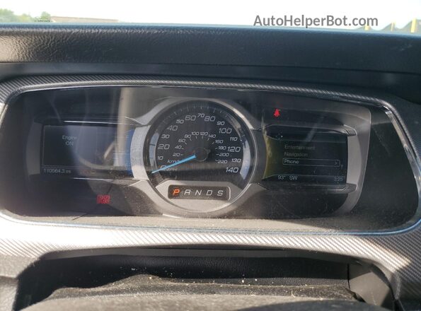 1FAHP2KT2GG102103 2016 FORD TAURUS Black Vista del cuadro de instrumentos