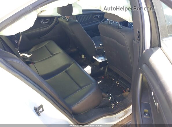 1FAHP2L83KG109130 2019 FORD POLICE INTERCEPTOR White Widok naklejki z numerem VIN