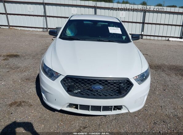 1FAHP2L83KG109130 2019 FORD POLICE INTERCEPTOR White Widok wnętrza z tyłu