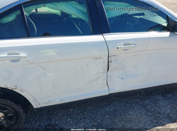 1FAHP2L83KG109130 2019 FORD POLICE INTERCEPTOR White Widok zestawu wskaźników