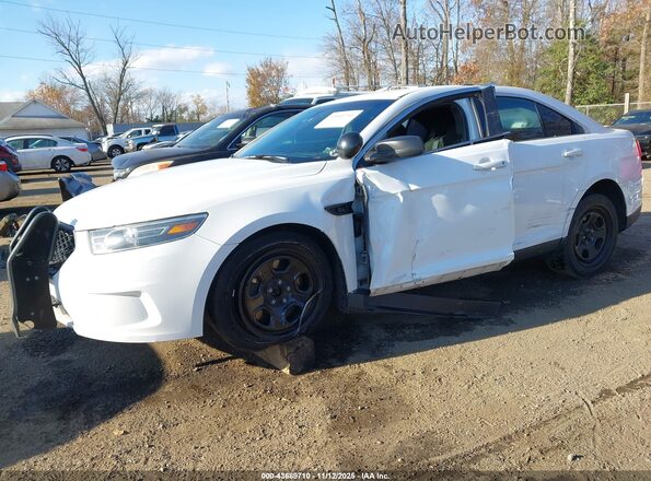 1FAHP2MK5GG150960 2016 FORD POLICE INTERCEPTOR White Առջևի ձախ երեք քառորդ տեսարան
