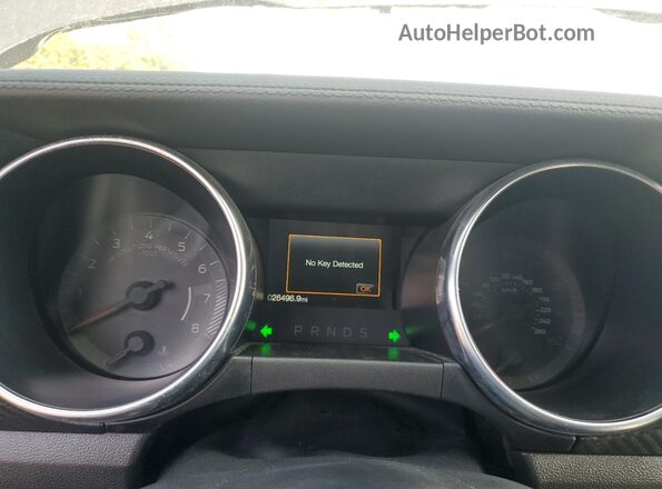 1FATP8UH2N5147833 2022 FORD MUSTANG Серый Вид щитка приборов