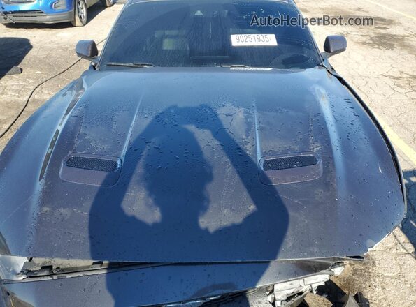 1FATP8UH6N5104046 2022 FORD MUSTANG Серый Вид задней части салона