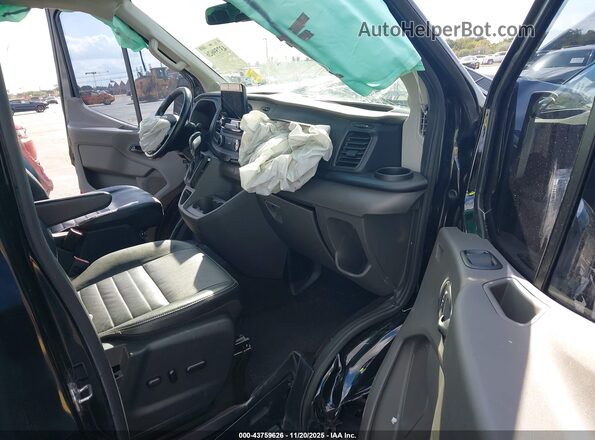 1FBAX2C88MKA94463 2021 FORD PASSENGER Black Widok wnętrza z przodu
