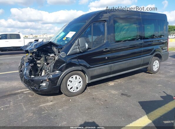 1FBAX2C88MKA94463 2021 FORD PASSENGER Black Przód lewy
