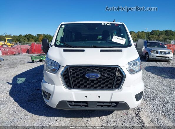 1FBAX2Y82MKA31660 2021 FORD PASSENGER White Սարքավորումների վահանակի տեսք
