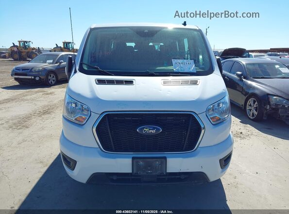 1FBAX2Y84MKA64532 2021 FORD PASSENGER White ხელსაწყოთა პანელის ხედი