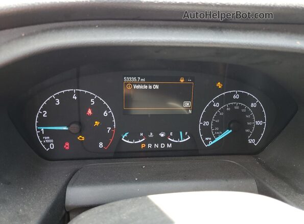 1FBAX2Y85LKB23277 2020 FORD PASSENGER Белый Вид щитка приборов