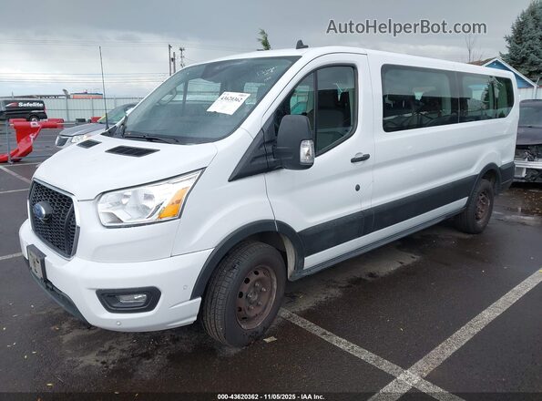 1FBAX2Y89MKA50254 2021 FORD TRANSIT-350 White Front left