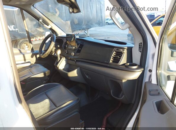 1FDBF6ZG3MKB00318 2021 FORD TRANSIT-350 White წინა სალონის ხედი