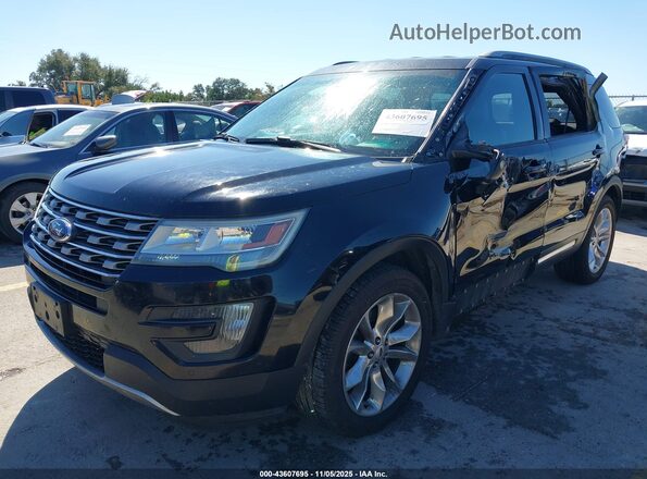 1FM5K7D81GGA56129 2016 FORD FORD EXPLORER Черный Передняя левая четверть