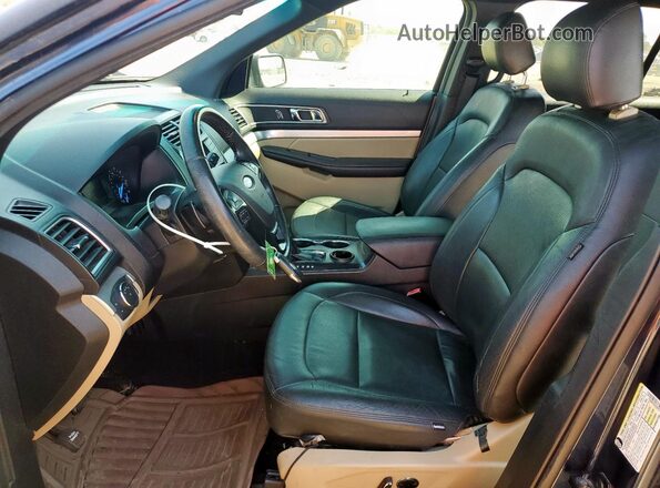 1FM5K7D85GGC12169 2016 FORD FORD EXPLORER Blue წინა სალონის ხედი