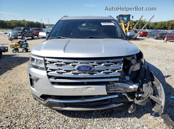 1FM5K7F80JGA04558 2018 FORD FORD EXPLORER Silver Front view