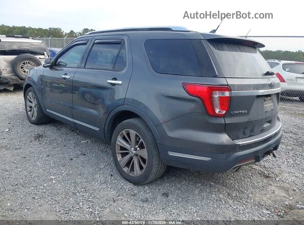 1FM5K7F81KGA10807 2019 FORD FORD EXPLORER Gray Задня ліва чверть