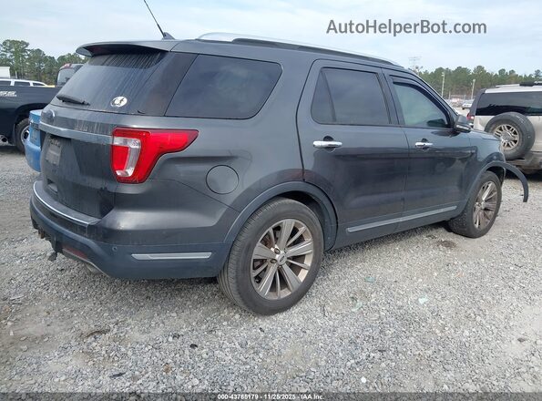 1FM5K7F81KGA10807 2019 FORD FORD EXPLORER Gray Задня права чверть