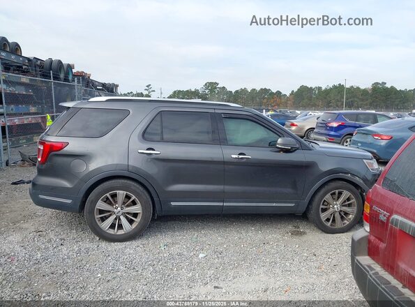 1FM5K7F81KGA10807 2019 FORD FORD EXPLORER Gray Вид задньої частини салону