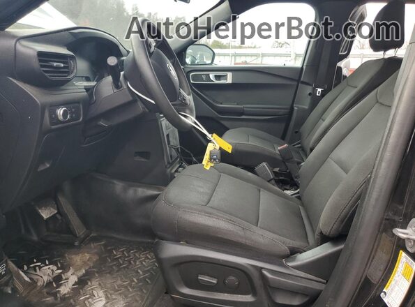 1FM5K8AB1LGC65578 2020 FORD FORD EXPLORER Black წინა სალონის ხედი