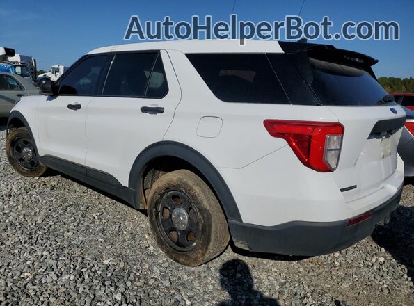 1FM5K8AB1MGC46269 2021 FORD FORD EXPLORER White Trasero izquierdo