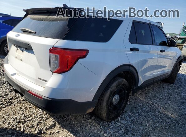 1FM5K8AB1MGC46269 2021 FORD FORD EXPLORER White Trasero derecho