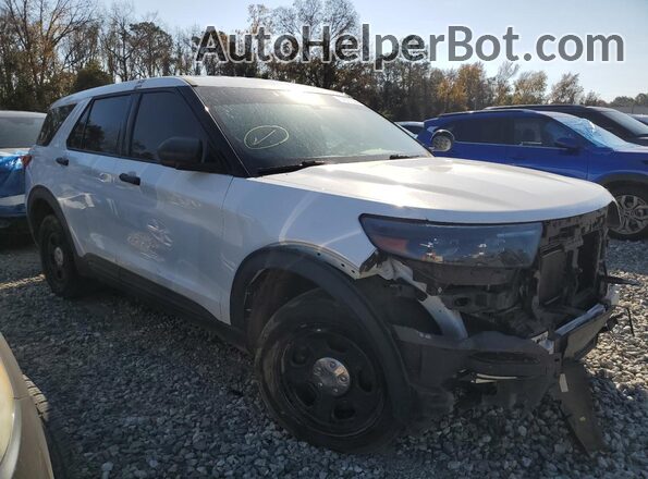 1FM5K8AB1MGC46269 2021 FORD FORD EXPLORER White Delantero derecho