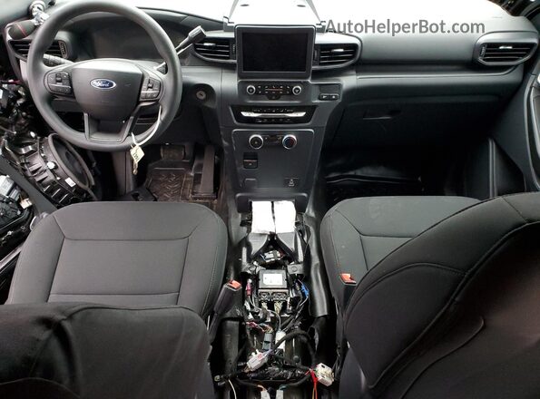 1FM5K8AB1SGA19550 2025 FORD FORD EXPLORER Black Widok deski rozdzielczej