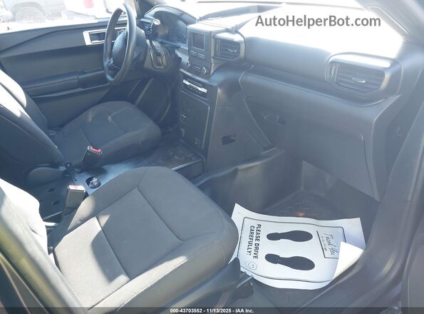 1FM5K8AB8LGA18641 2020 FORD EXPLORER Черный Вид салона спереди