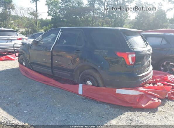 1FM5K8AR1HGD06456 2017 FORD UTILITY POLICE INTERCEPTOR Black Tył lewy