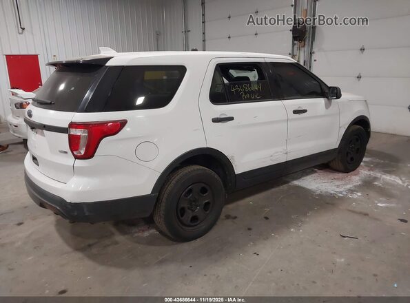 1FM5K8AR3GGA08229 2016 FORD UTILITY POLICE INTERCEPTOR Белый Задняя правая четверть