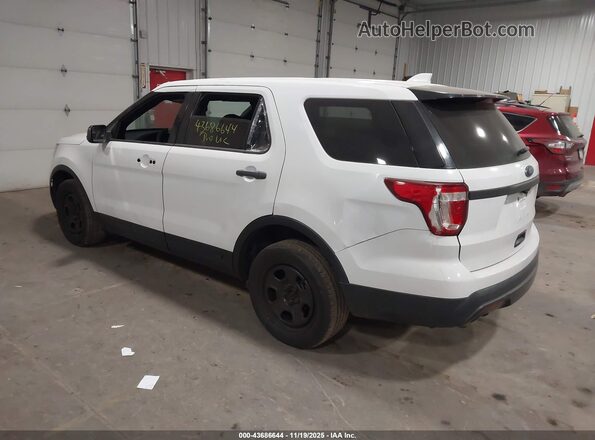 1FM5K8AR3GGA08229 2016 FORD UTILITY POLICE INTERCEPTOR Белый Задняя левая четверть