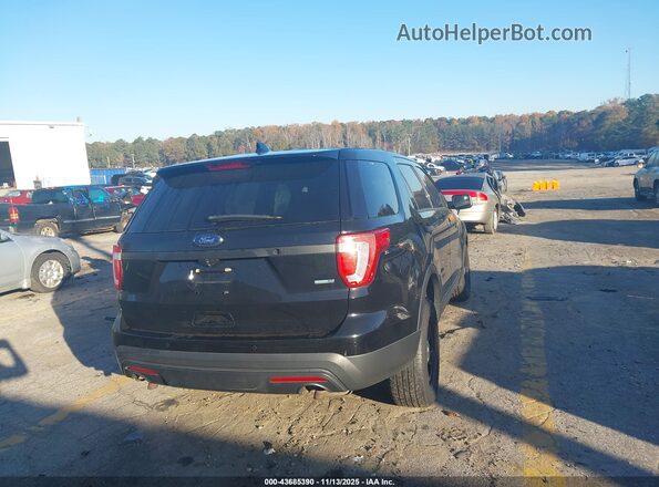 1FM5K8AR6HGC86995 2017 FORD UTILITY POLICE INTERCEPTOR Black Tył prawy