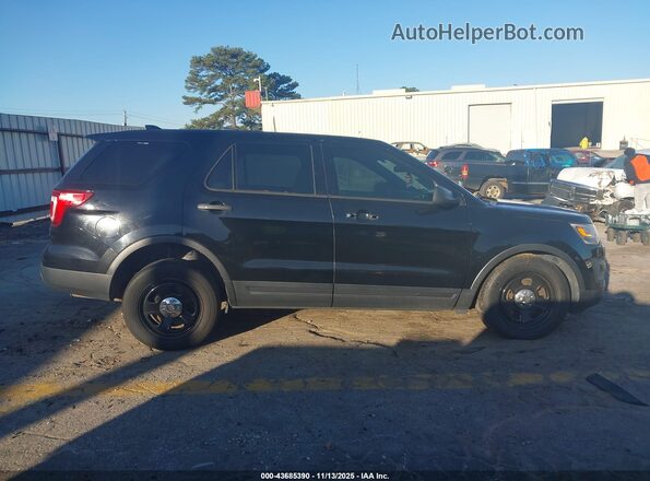 1FM5K8AR6HGC86995 2017 FORD UTILITY POLICE INTERCEPTOR Black Widok wnętrza z tyłu