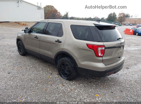 1FM5K8ARXHGA80899 2017 FORD UTILITY POLICE INTERCEPTOR Beige Rear left