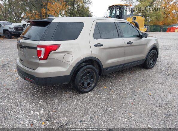 1FM5K8ARXHGA80899 2017 FORD UTILITY POLICE INTERCEPTOR Beige Rear right