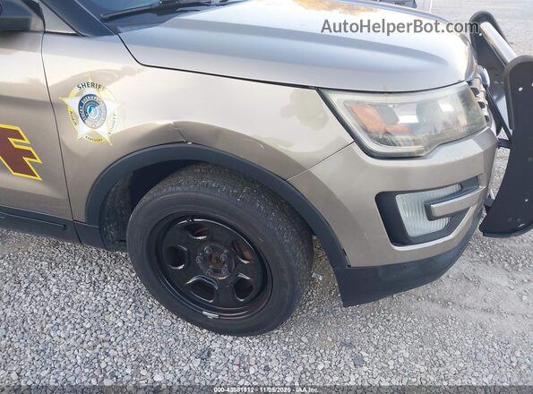 1FM5K8ARXHGA80899 2017 FORD UTILITY POLICE INTERCEPTOR Beige 