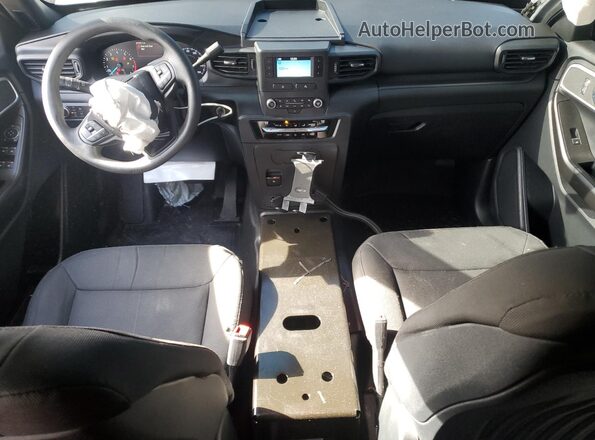 1FM5K8AW2LGC93361 2020 FORD FORD EXPLORER Silver Widok deski rozdzielczej