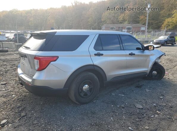 1FM5K8AW2LGC93361 2020 FORD FORD EXPLORER Silver Tył prawy