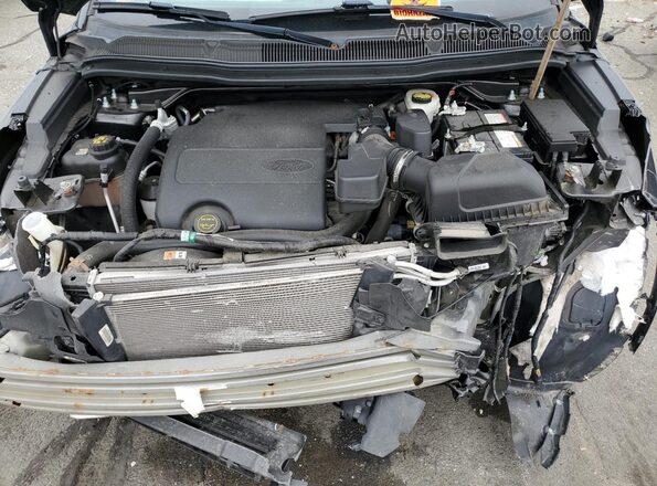 1FM5K8D83HGD14304 2017 FORD FORD EXPLORER Gray ძრავის განყოფილების ხედი