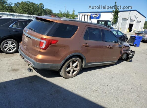 1FM5K8D85HGA28308 2017 FORD FORD EXPLORER Orange უკანა მარჯვენა
