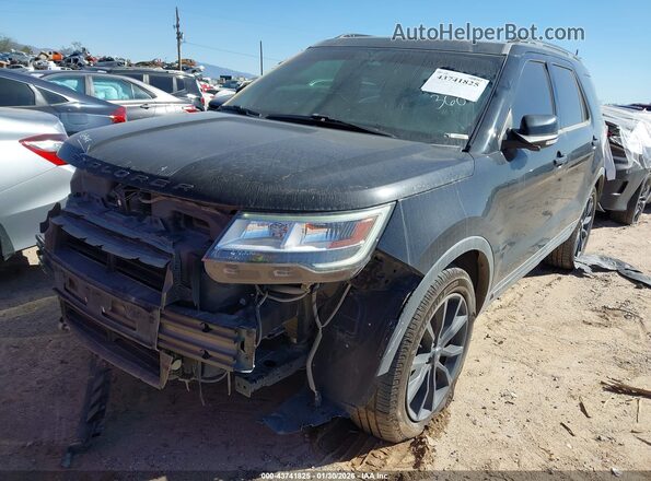 1FM5K8D86JGA24502 2018 FORD FORD EXPLORER Black Front left