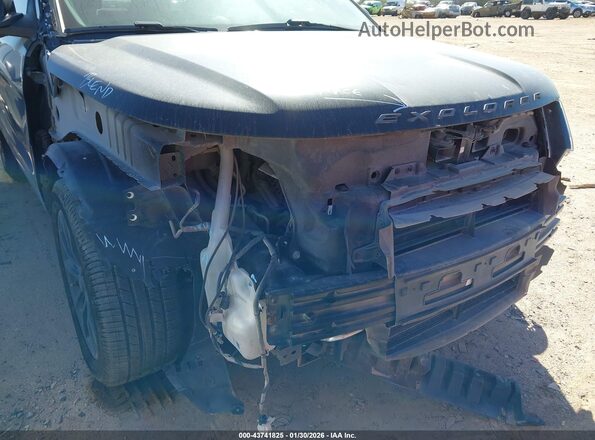 1FM5K8D86JGA24502 2018 FORD FORD EXPLORER Black Front view