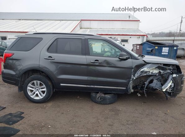 1FM5K8D86KGA85723 2019 FORD FORD EXPLORER Gray უკანა სალონის ხედი