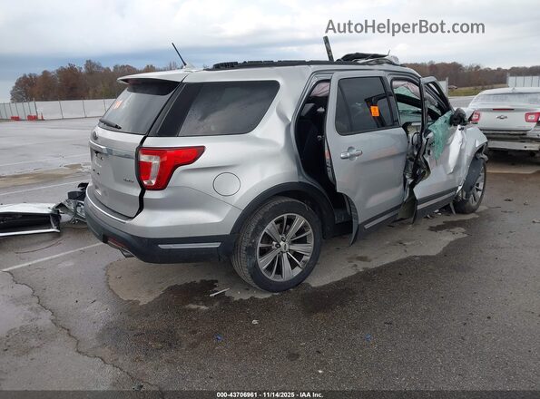 1FM5K8F80JGA28820 2018 FORD FORD EXPLORER Silver Tył prawy