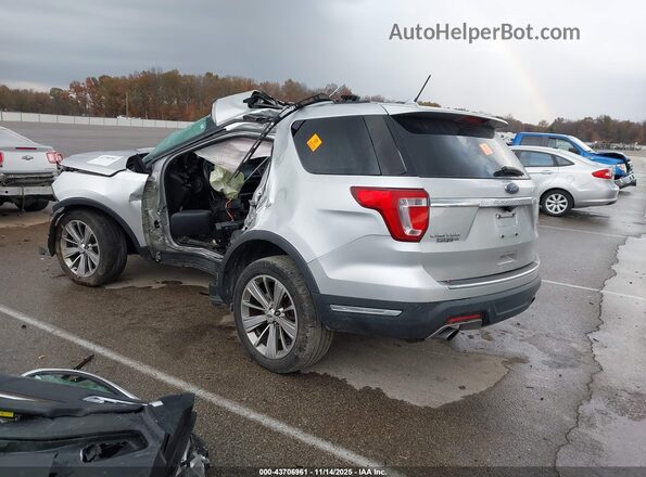 1FM5K8F80JGA28820 2018 FORD FORD EXPLORER Silver Tył lewy