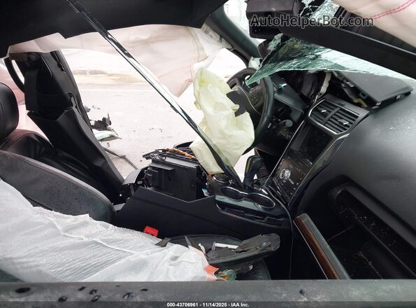 1FM5K8F80JGA28820 2018 FORD FORD EXPLORER Silver Widok wnętrza z przodu