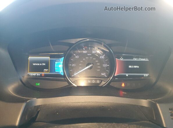 1FM5K8F89JGC16431 2018 FORD FORD EXPLORER Charcoal Вид щитка приладів