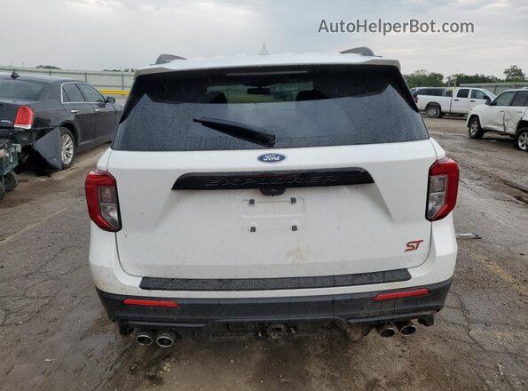 1FM5K8GC0NGC36981 2022 FORD FORD EXPLORER White Widok z tyłu