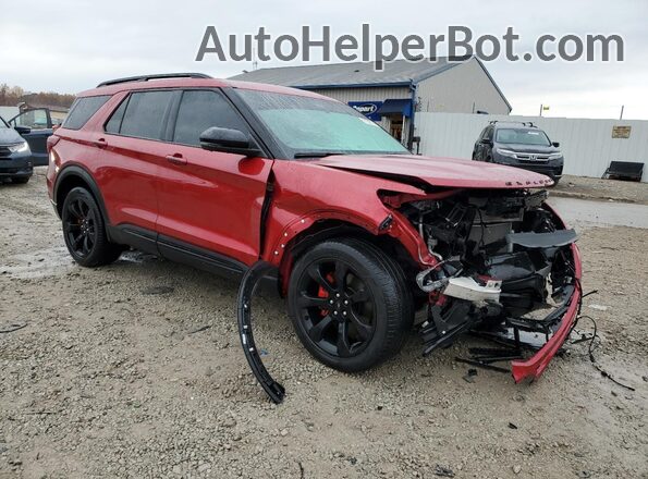 1FM5K8GC1LGD04458 2020 FORD FORD EXPLORER Red Front right
