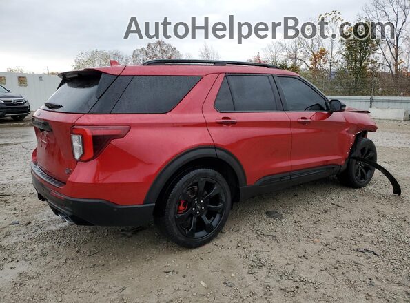 1FM5K8GC1LGD04458 2020 FORD FORD EXPLORER Red Rear right