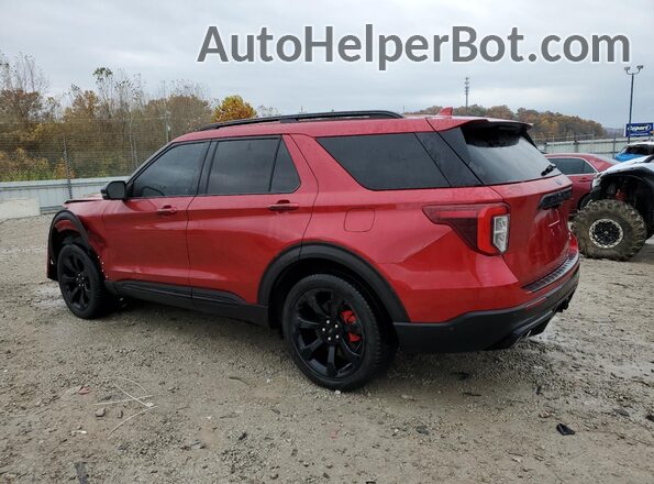 1FM5K8GC1LGD04458 2020 FORD FORD EXPLORER Red Rear left