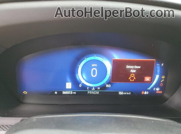 1FM5K8GC1LGD04458 2020 FORD FORD EXPLORER Red Instrument cluster view